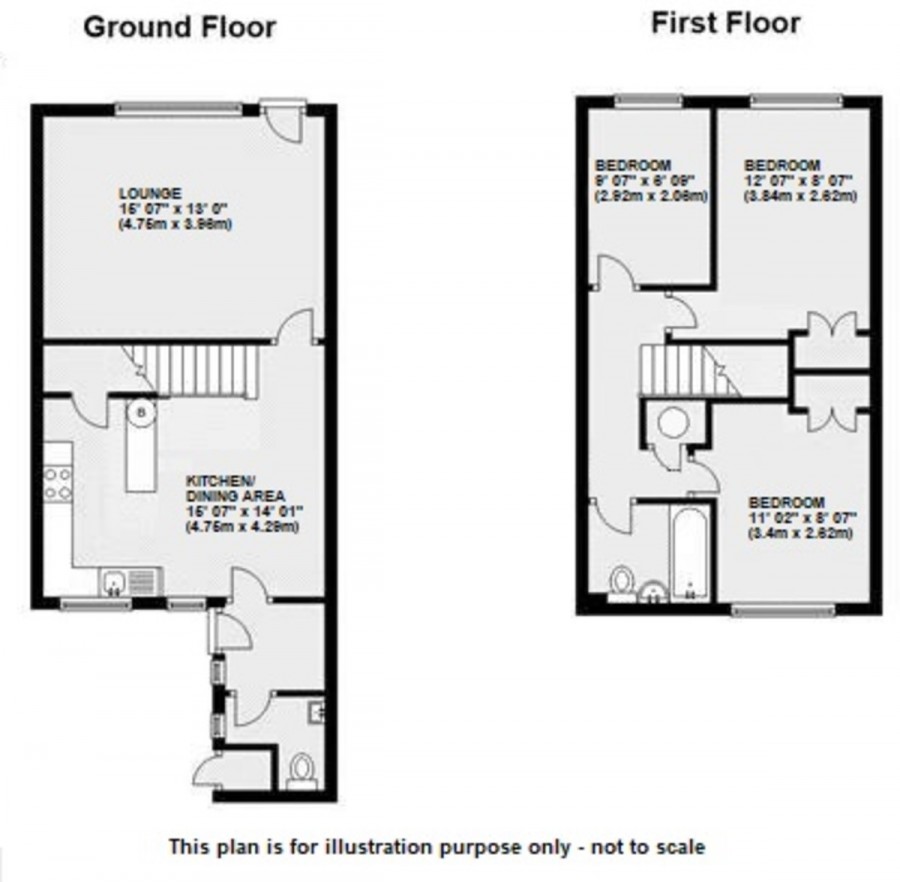 Floorplans For Cowden Road, Orpington