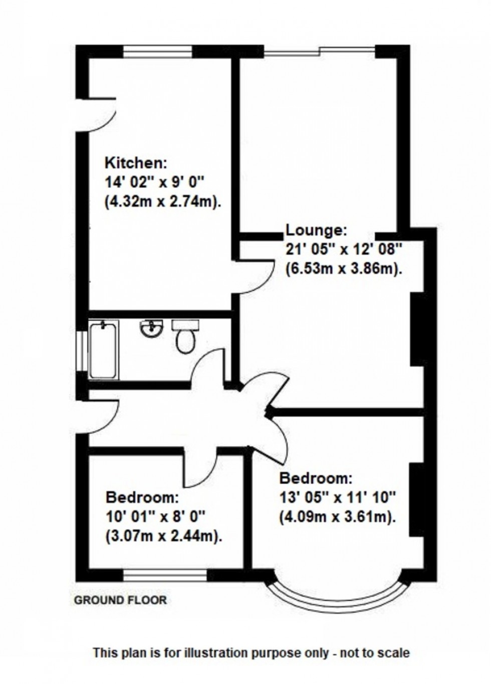 Floorplan for Somerden Road, Orpington