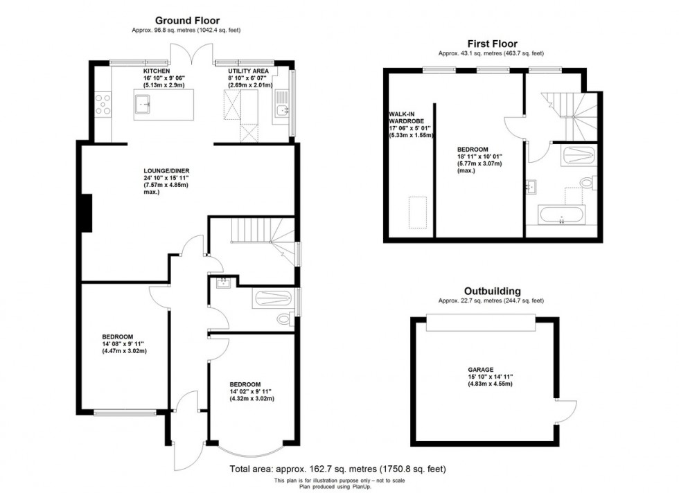 Floorplan for Court Road, Orpington