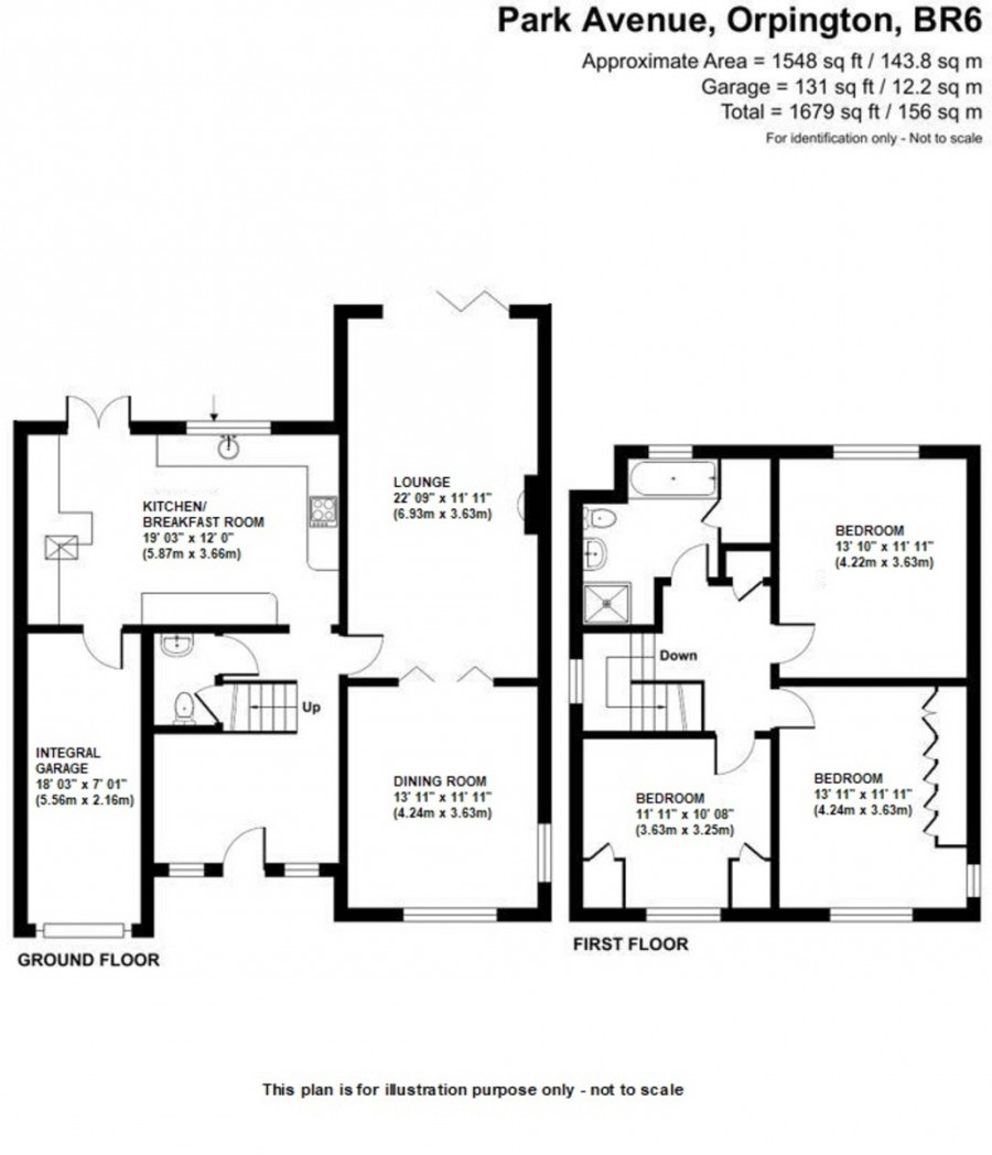 Floorplans For Park Avenue, Orpington