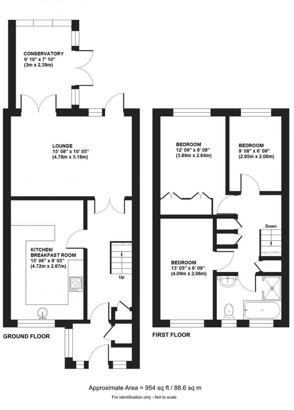 Floorplan for Berrylands, Orpington