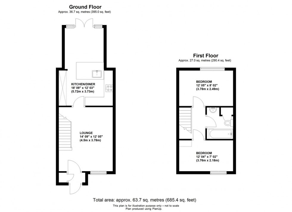 Floorplan for Doveney Close, Orpington
