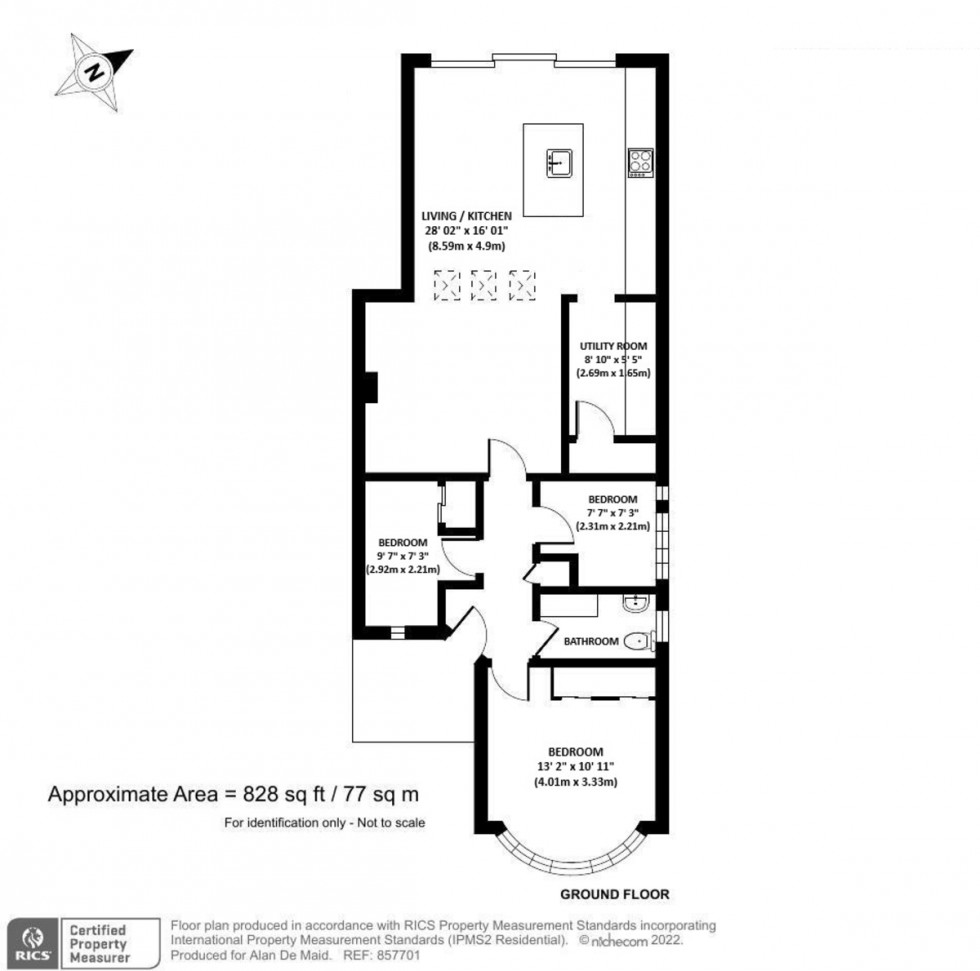 Floorplan for Southlands Avenue, Orpington