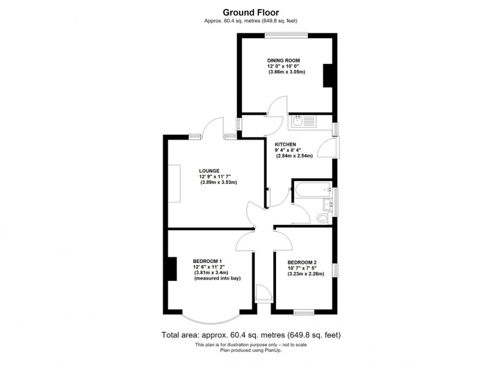 Floorplan for Waldenhurst Road, Orpington