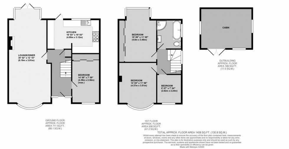 Floorplan for Lancing Road, Orpington