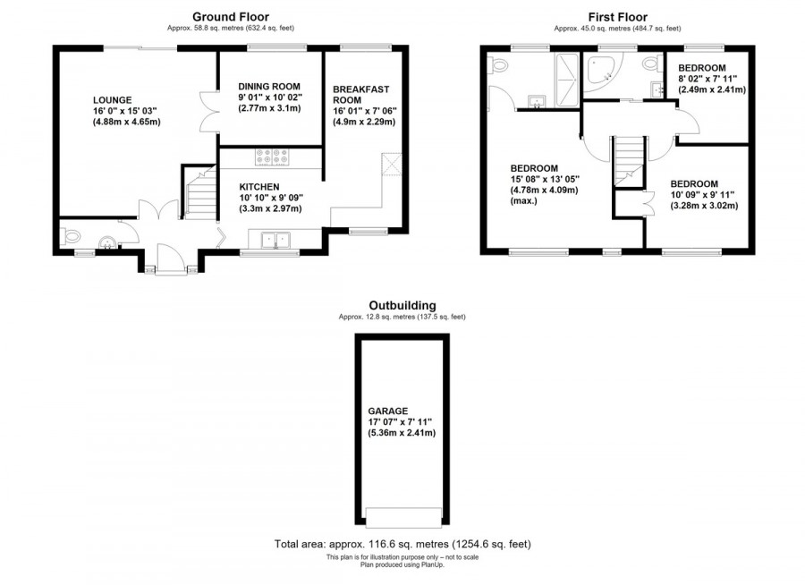 Floorplans For April Close, Orpington