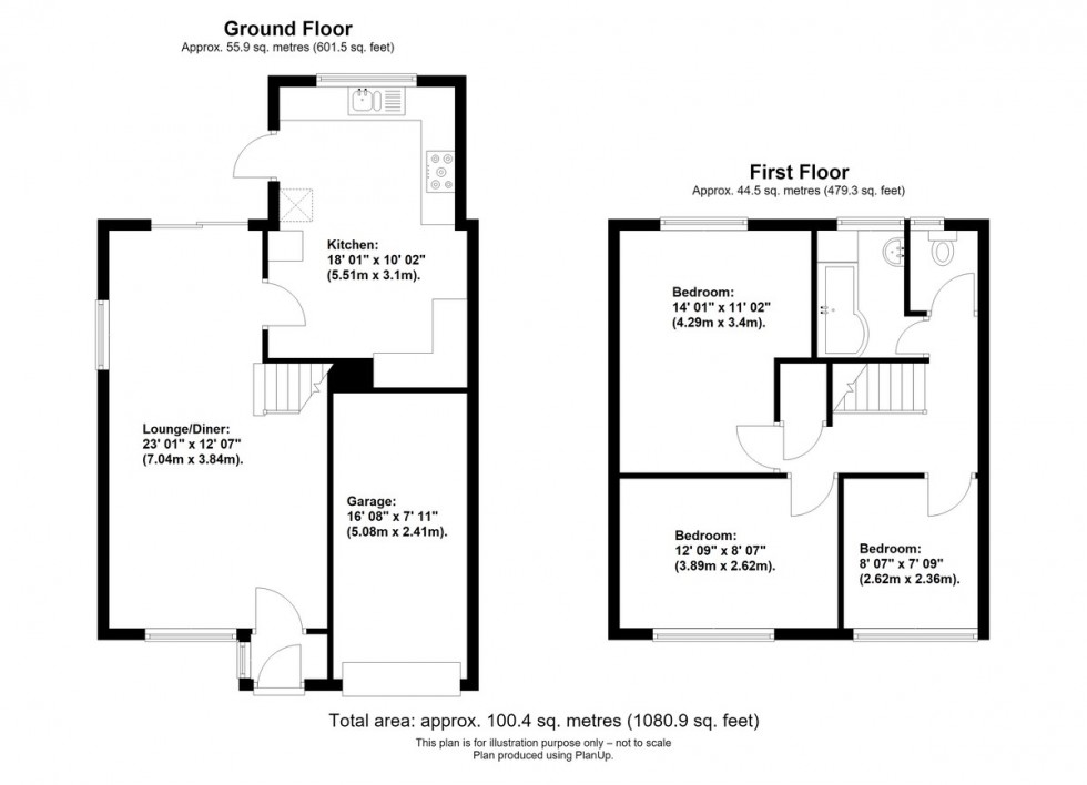 Floorplan for Tilbury Close, Orpington