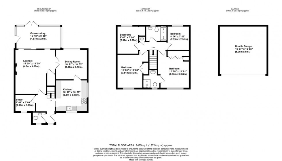 Floorplan for Goldfinch Close, Orpington